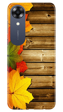 Wooden look3 Mobile Back Case for Oppo A17K (Design - 61)