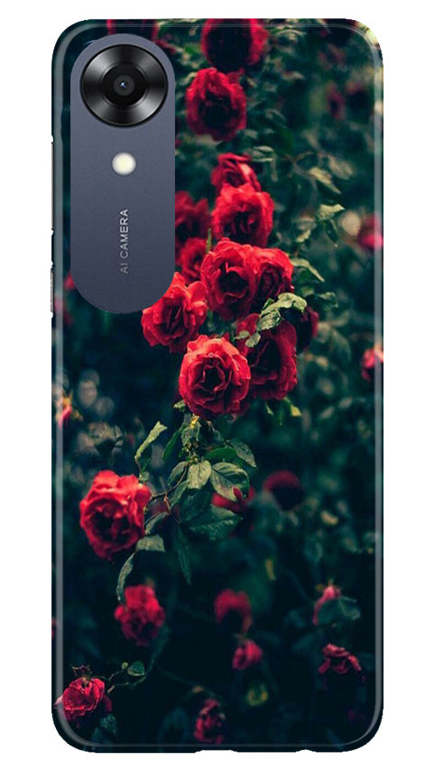 Red Rose Case for Oppo A17K