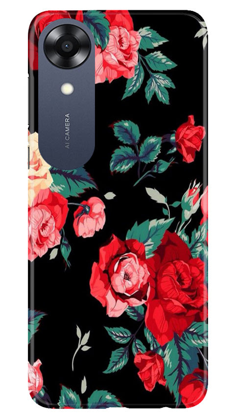 Red Rose2 Case for Oppo A17K