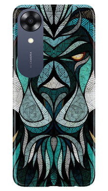 Lion Mobile Back Case for Oppo A17K (Design - 97)