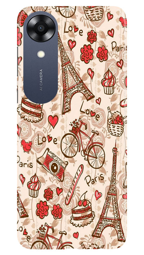 Love Paris Case for Oppo A17K(Design - 103)