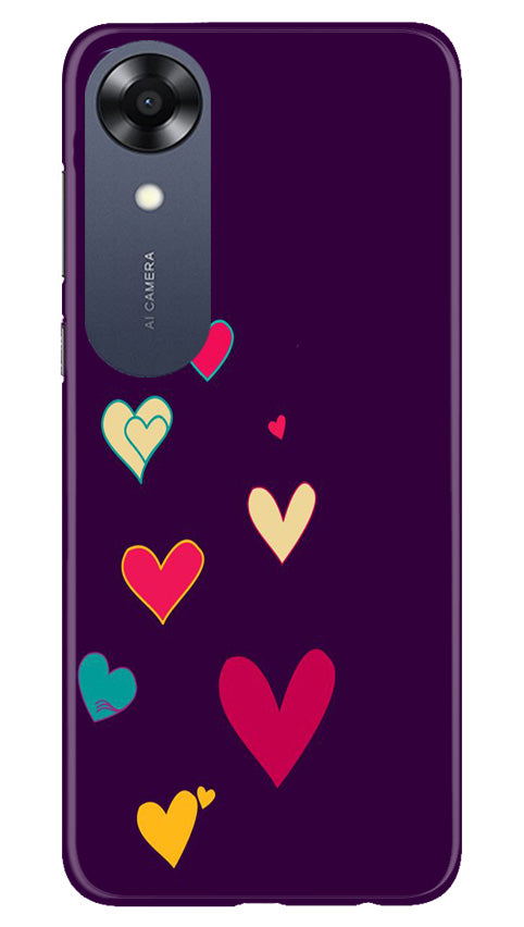 Purple Background Case for Oppo A17K(Design - 107)