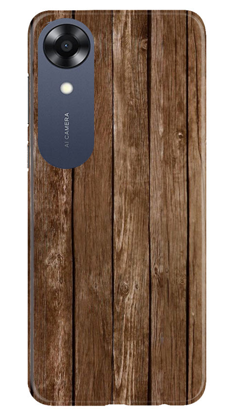 Wooden Look Case for Oppo A17K  (Design - 112)