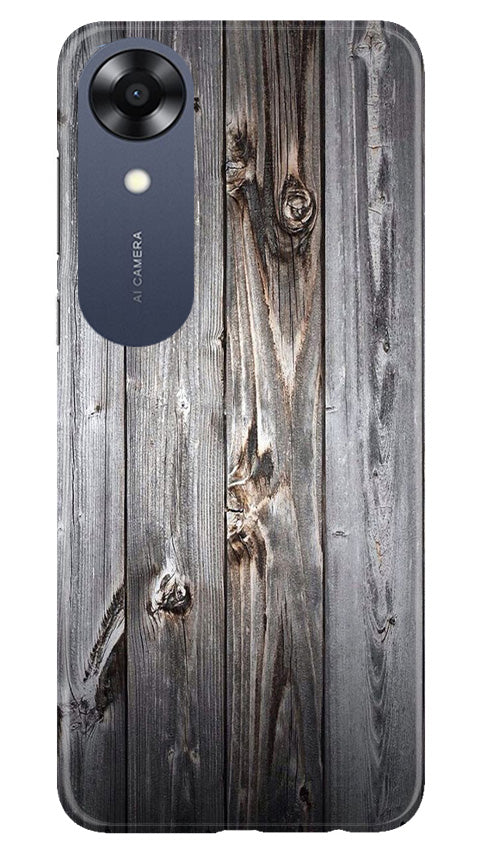Wooden Look Case for Oppo A17K  (Design - 114)