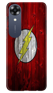 Flash Superhero Mobile Back Case for Oppo A17K  (Design - 116)