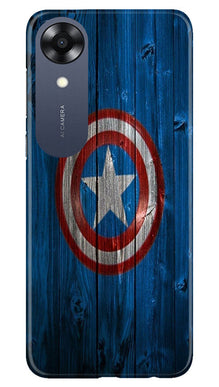Captain America Superhero Mobile Back Case for Oppo A17K  (Design - 118)