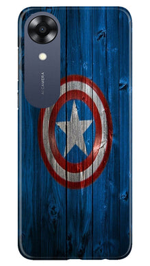 Captain America Superhero Mobile Back Case for Oppo A17K  (Design - 118)
