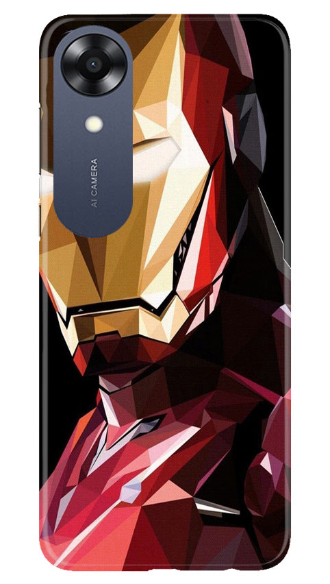Iron Man Superhero Case for Oppo A17K  (Design - 122)