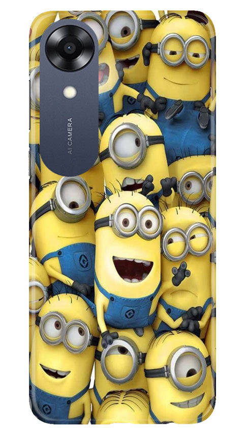 Minions Case for Oppo A17K  (Design - 127)