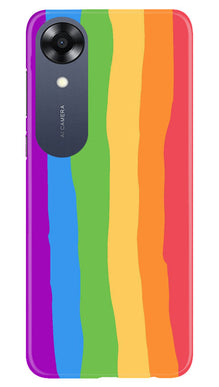 Multi Color Baground Mobile Back Case for Oppo A17K  (Design - 139)