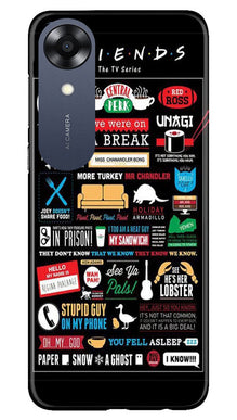 Friends Mobile Back Case for Oppo A17K  (Design - 145)