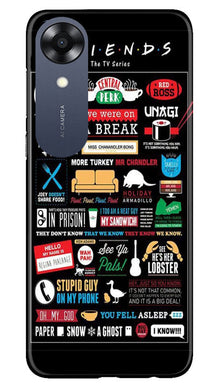 Friends Mobile Back Case for Oppo A17K  (Design - 145)
