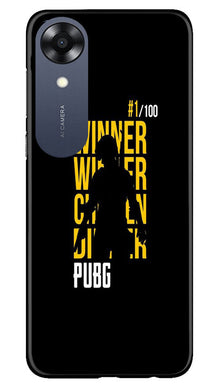 Pubg Winner Winner Mobile Back Case for Oppo A17K  (Design - 146)
