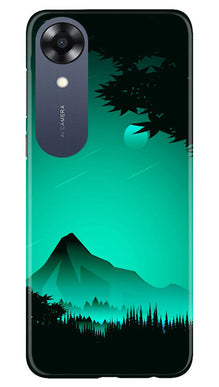 Moon Mountain Mobile Back Case for Oppo A17K (Design - 173)