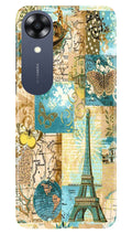 Travel Eiffel Tower Case for Oppo A17K (Design No. 175)