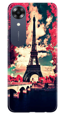 Eiffel Tower Mobile Back Case for Oppo A17K (Design - 181)