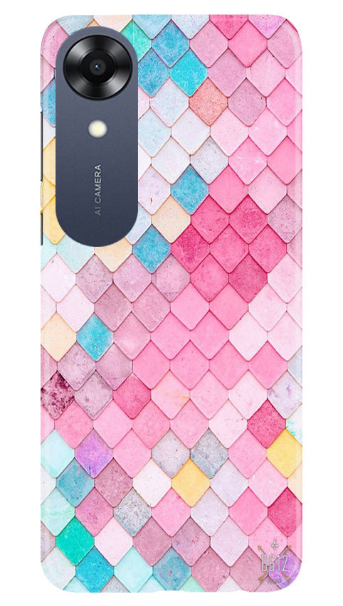 Pink Pattern Case for Oppo A17K (Design No. 184)