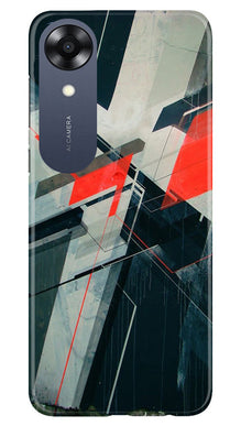 Modern Art Mobile Back Case for Oppo A17K (Design - 200)