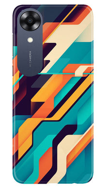 Modern Art Mobile Back Case for Oppo A17K (Design - 202)