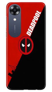 Deadpool Mobile Back Case for Oppo A17K (Design - 217)