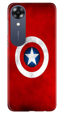 Captain America Mobile Back Case for Oppo A17K (Design - 249)