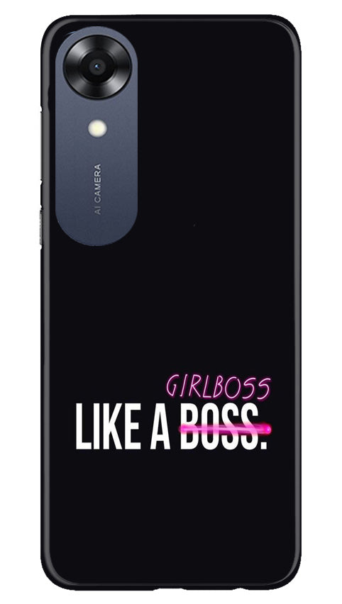 Like a Girl Boss Case for Oppo A17K (Design No. 234)