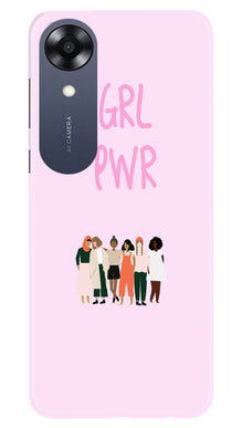 Girl Power Mobile Back Case for Oppo A17K (Design - 236)