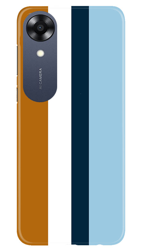 Diffrent Four Color Pattern Case for Oppo A17K (Design No. 244)