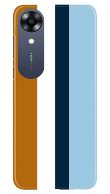 Diffrent Four Color Pattern Mobile Back Case for Oppo A17K (Design - 244)