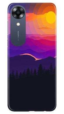 Sun Set Mobile Back Case for Oppo A17K (Design - 248)