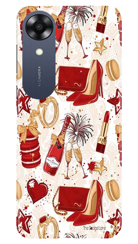 Girlish Mobile Back Case for Oppo A17K (Design - 274)