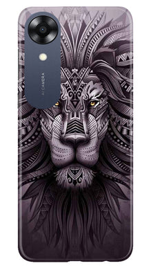 Lion Mobile Back Case for Oppo A17K (Design - 277)