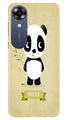 Panda Bear Mobile Back Case for Oppo A17K (Design - 279)