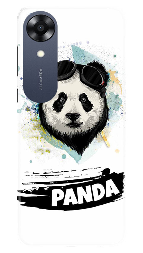 Panda Mobile Back Case for Oppo A17K (Design - 281)