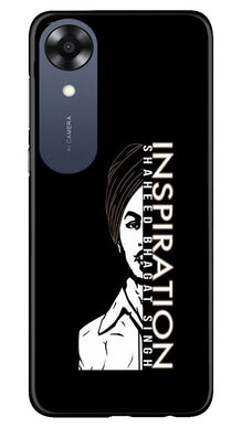 Bhagat Singh Mobile Back Case for Oppo A17K (Design - 291)