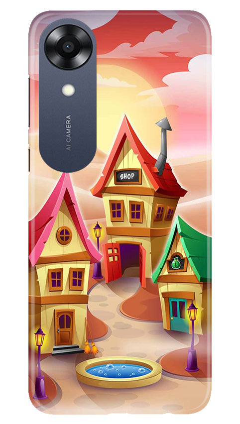 Sweet Home Mobile Back Case for Oppo A17K (Design - 300)