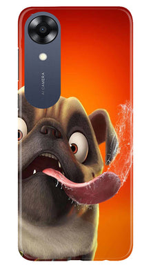 Dog Mobile Back Case for Oppo A17K (Design - 303)