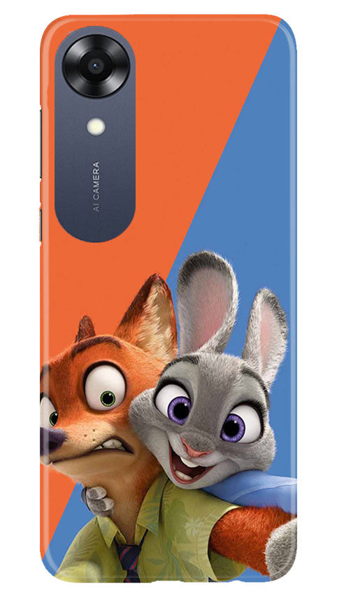 Cartoon Mobile Back Case for Oppo A17K (Design - 306)