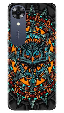 Owl Mobile Back Case for Oppo A17K (Design - 319)