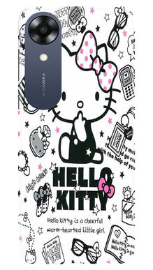 Hello Kitty Mobile Back Case for Oppo A17K (Design - 320)