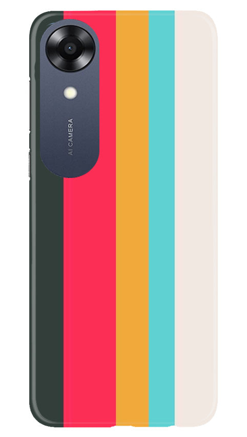 Color Pattern Mobile Back Case for Oppo A17K (Design - 328)