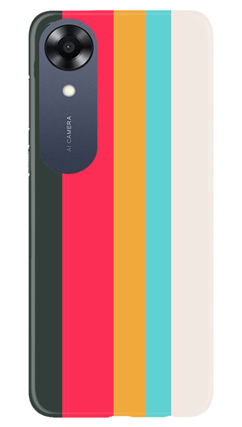 Color Pattern Mobile Back Case for Oppo A17K (Design - 328)