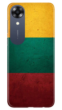 Color Pattern Mobile Back Case for Oppo A17K (Design - 333)
