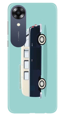 Travel Bus Mobile Back Case for Oppo A17K (Design - 338)