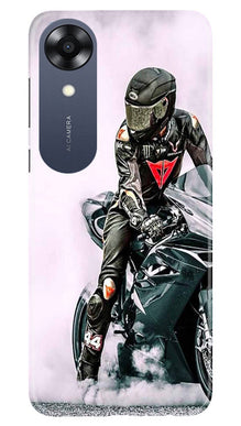 Biker Mobile Back Case for Oppo A17K (Design - 342)