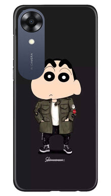 Shin Chan Mobile Back Case for Oppo A17K (Design - 349)