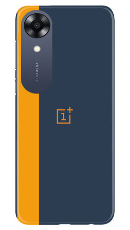 Oneplus Logo Mobile Back Case for Oppo A17K (Design - 353)
