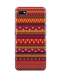 Zigzag line pattern2 Mobile Back Case for Oppo A1K (Design - 10)