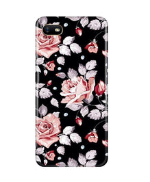 Pink rose Mobile Back Case for Oppo A1K (Design - 12)