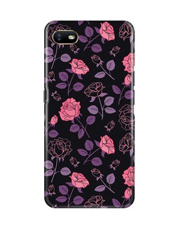Rose Black Background Case for Oppo A1K